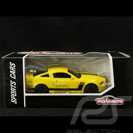 Ford Mustang Boss 302 Racing Sports Premium Showbox Gelb / Schwarz 1/59 Majorette 212052793STB