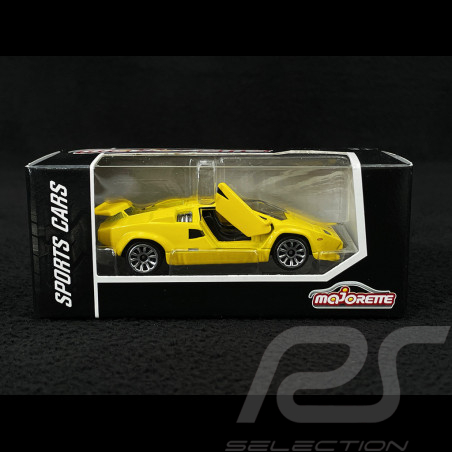 Lamborghini Countach LP400 Racing Sports Premium Showbox Yellow 1/59 Majorette 212052793STB