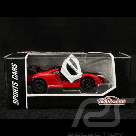 McLaren Senna Racing Sports Premium Showbox Red / White 1/59 Majorette 212052793STB