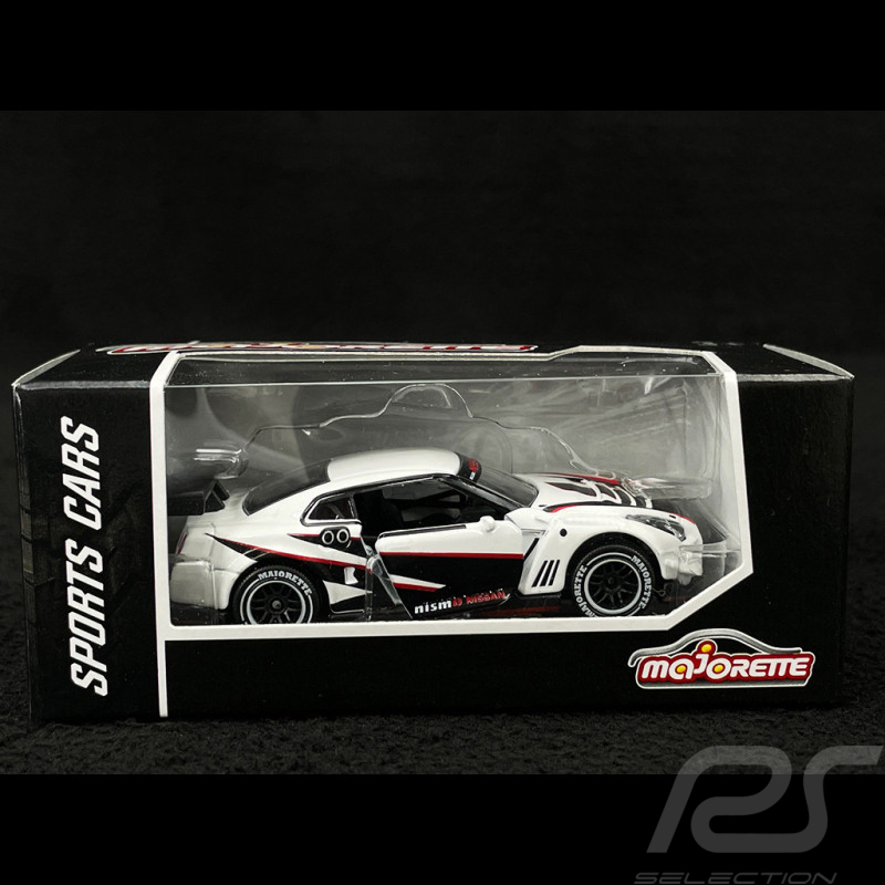 Nissan GTR Nismo GT3 Racing Sports Premium Showbox Blanc / Noir 1/59 Majorette 212052793STB