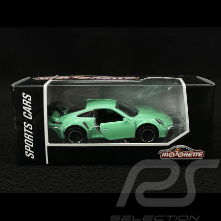 Porsche 911 GT3 Cup Type 992 Racing Sports Premium Showbox Mint green 1/59 Majorette 212052793STB