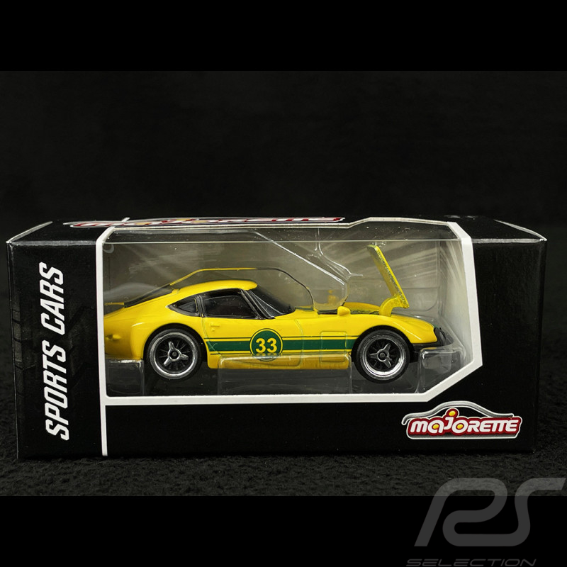 Toyota 2000 GT Racing Sports Premium Showbox Gelb / Grün 1/59 Majorette 212052793STB