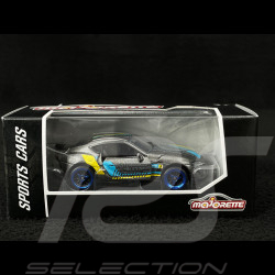 Toyota GR Supra Racing Sports Premium Showbox Grau / Gelb / Blau 1/59 Majorette 212052793STB