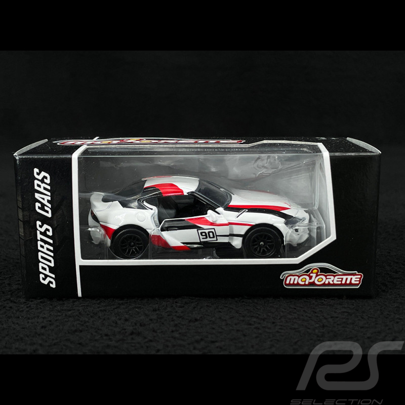 Toyota GR Supra n° 90 Racing Sports Premium Showbox Weiß / Schwarz / Rot 1/59 Majorette 212052793STB