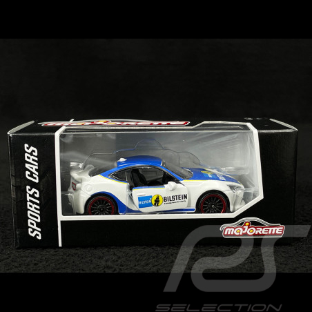 Toyota GT86 Bilstein Racing Sports Premium Showbox Blanc / Bleu 1/59 Majorette 212052793STB