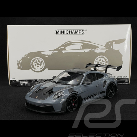Porsche 911 GT3 RS Type 992 Weissach Package 2024 Gris Arctique 1/18 Minichamps 110062024