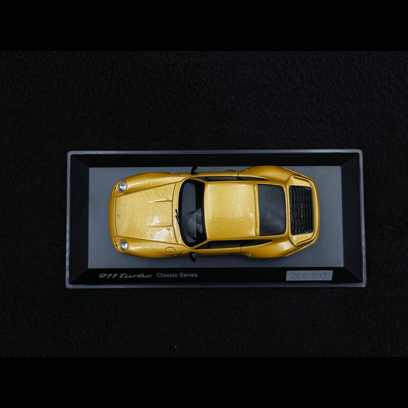 Porsche 911 Turbo type 993 Gold Porsche Classic 1/43 Spark WAX02020993
