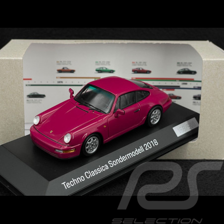 Porsche 911 Type 964 30ème anniversaire Techno Classica 2018 Rouge Rubis 1/43 Spark WAX02020074