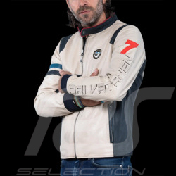 Ari Vatanen Jacket Pikes Peak 1988 Leather Ecru Beige 27543-2001 - men