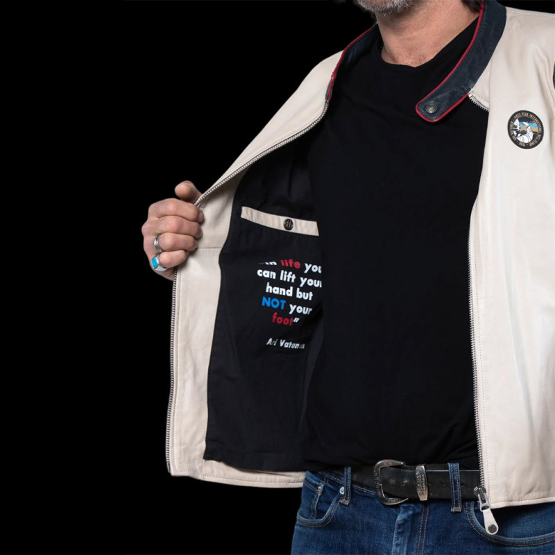 Veste Vintage En Laine Et Cuir Pikes Peak Mitchell Racing - Style Letterman Homme Taille L