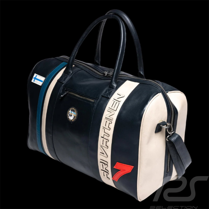 Maxi Ledertasche Ari Vatanen Pikes Peak 1988 Weekender 72h Marineblau 27545-1000