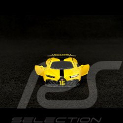 Bugatti Chiron Pur Sport Racing Sports Premium Showbox Jaune / Noir 1/59 Majorette 212052793STB