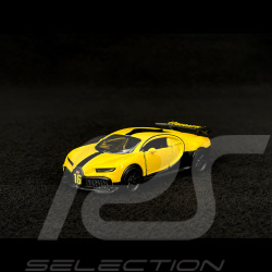 Bugatti Chiron Pur Sport Racing Sports Premium Showbox Yellow / Black 1/59 Majorette 212052793STB