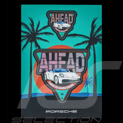 Set of 10 Porsche stickers Ahead No 2 WAP0508020SSTS