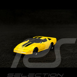 Chevrolet Corvette C4 Racing Sports Premium Showbox Yellow / Black 1/59 Majorette 212052793STB