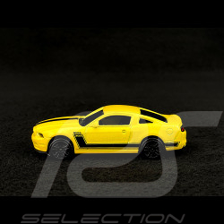 Ford Mustang Boss 302 Racing Sports Premium Showbox Jaune / Noir 1/59 Majorette 212052793STB