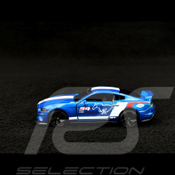 Ford Mustang GT n° 54 Racing Sports Premium Showbox Blau / Weiß 1/59 Majorette 212052793STB