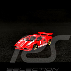 Lamborghini Countach LP400 n° 6 Racing Sports Premium Showbox Red / White 1/59 Majorette 212052793STB