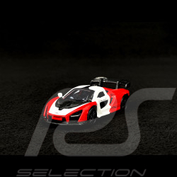 McLaren Senna Racing Sports Premium Showbox Rouge / Blanc 1/59 Majorette 212052793STB