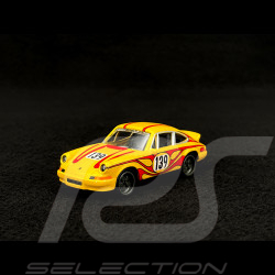 Porsche 911 Carrera RS 2.7 N° 139 Racing Sports Premium Showbox Jaune / Rouge 1/59 Majorette 212052793STB