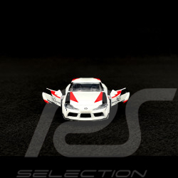 Toyota GR Supra n° 90 Racing Sports Premium Showbox White / Black / Red 1/59 Majorette 212052793STB