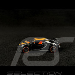 Bugatti Chiron Pur Sport Racing Sports Premium Showbox Noir / Orange 1/59 Majorette 212052793STB