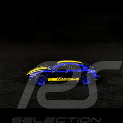 Porsche Taycan Turbo S Racing Sports Premium Showbox Bleu électrique / Jaune 1/59 Majorette 212052793STB