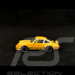 Porsche 911 Carrera RS 2.7 Racing Sports Premium Showbox Jaune / Noir 1/59 Majorette 212052793STB