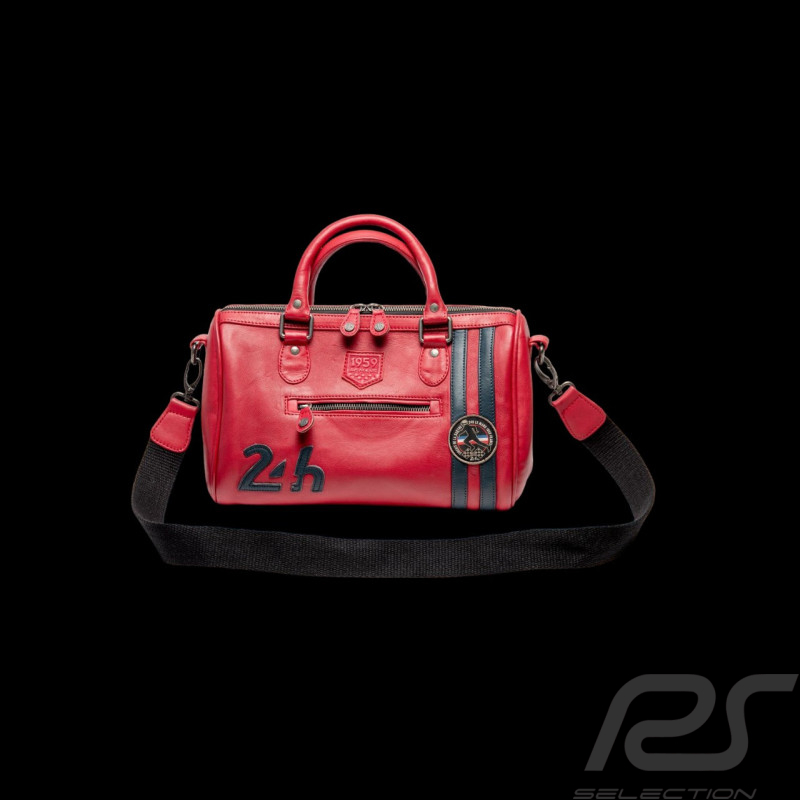 24h Le Mans handbag 1959 Courcelles leather Racing Red 27265-0282