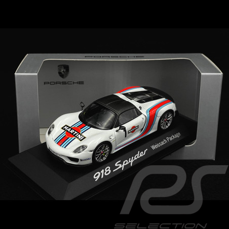 Porsche 918 Spyder Martini n° 1 blanc 1/43 Minichamps WAP0200130E