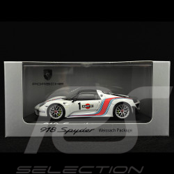 Porsche 918 Spyder Martini n° 1 blanc 1/43 Minichamps WAP0200130E