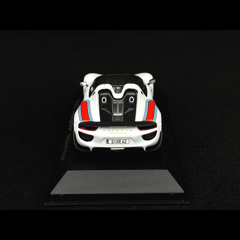 Porsche 918 Spyder Minichamps - Blanc/rouge - 1/18 - Métal - Occasion