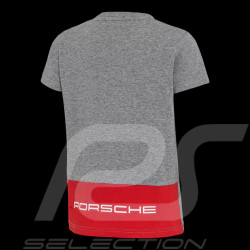 Kids Porsche T-Shirt Ecusson Grey Melange WAP206RESS
