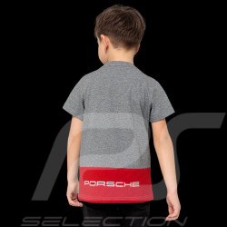 T-Shirt enfant Porsche Ecusson Gris Mélange WAP206RESS