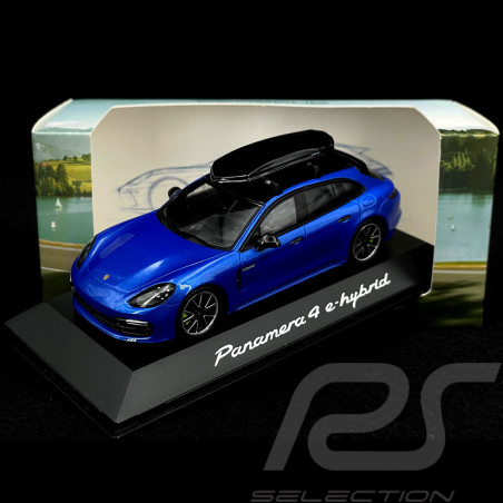 Porsche Panamera 4 E-hybrid ST Tequipment bleu saphir metallisé 1/43 Spark WAX02020061