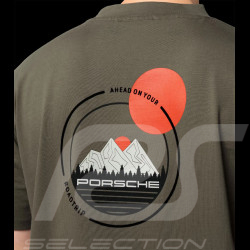 Porsche T-shirt AHEAD Olivgrün WAP307SAHD - herren