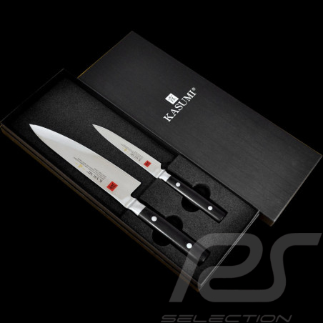 Coffret de 2 couteaux Kasumi Chef 20 cm et Office 12 cm Masterpiece MP1102