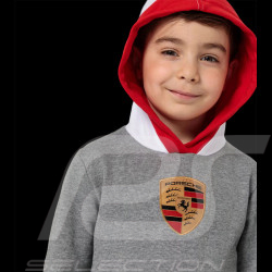 Kinder Porsche Sweatshirt Wappen Grau Melange WAP205RESS
