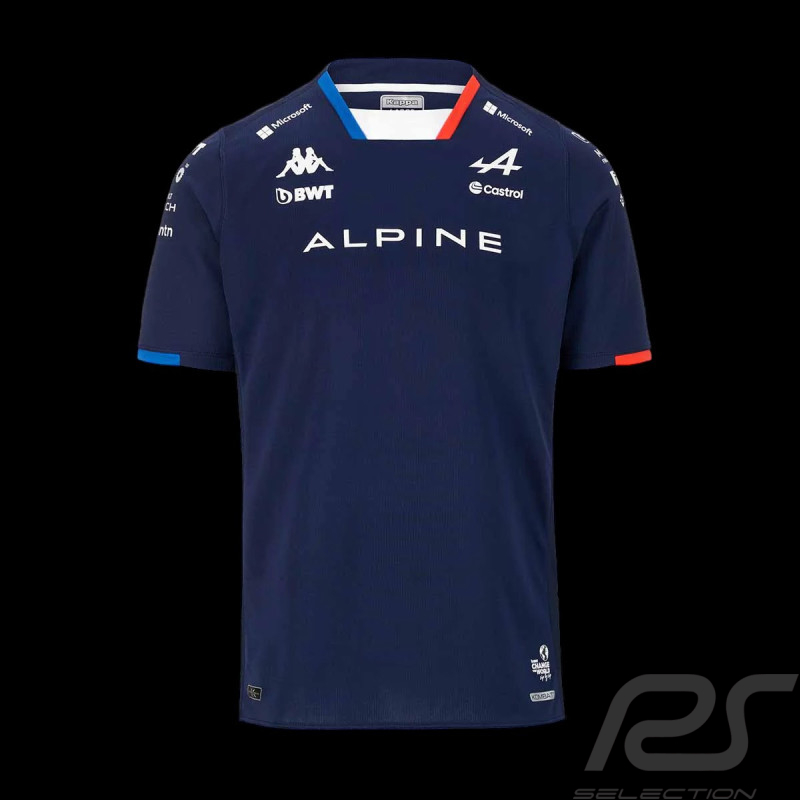Alpine T-Shirt F1 Team Pierre Gasly France Kappa Blue 381Z61W-A04 - mens