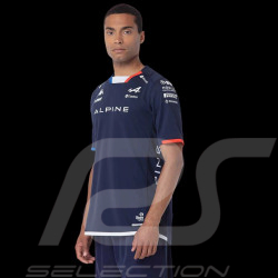 Alpine T-Shirt F1 Team Pierre Gasly France Kappa Blau 381Z61W-A04 - Herren