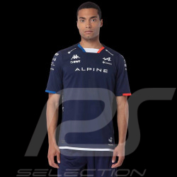 T-Shirt Alpine F1 Team Pierre Gasly France Kappa Bleu 381Z61W-A04 - homme