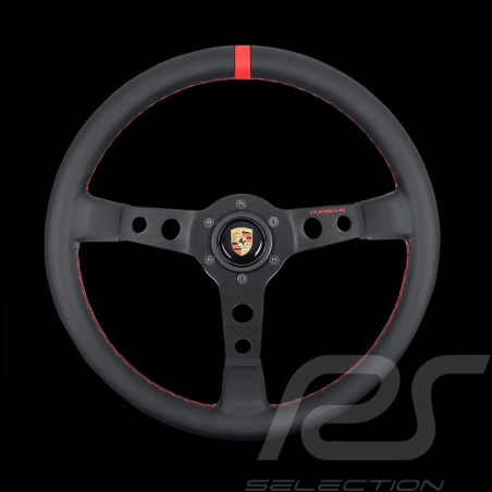 Porsche Steering Wheel Classic Performance 3-spoke Black / Red PCG34708420