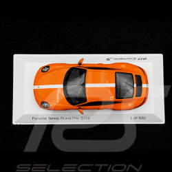 Porsche 991 Carrera S Grand Prix Tennis Stuttgart 2016 orange 1/43 Spark WAX02020026