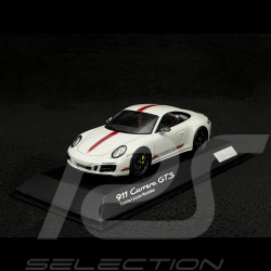 Porsche 911 Carrera GTS type 991 Mk II crayon grey / red stripes 1/43 Spark WAX02020055