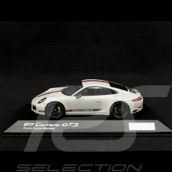 Porsche 911 Carrera GTS type 991 Mk II crayon grey / red stripes 1/43 Spark WAX02020055