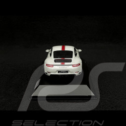 Porsche 911 Carrera GTS type 991 Mk II crayon grey / red stripes 1/43 Spark WAX02020055