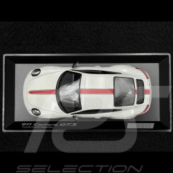 Porsche 911 Carrera GTS type 991 Mk II crayon grey / red stripes 1/43 Spark WAX02020055