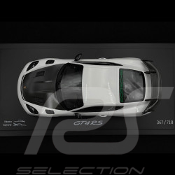 Porsche 718 Cayman GT4 RS Type 982 2021 Weiß / Grüne Streifen 1/18 Spark WAP0214130SCAY