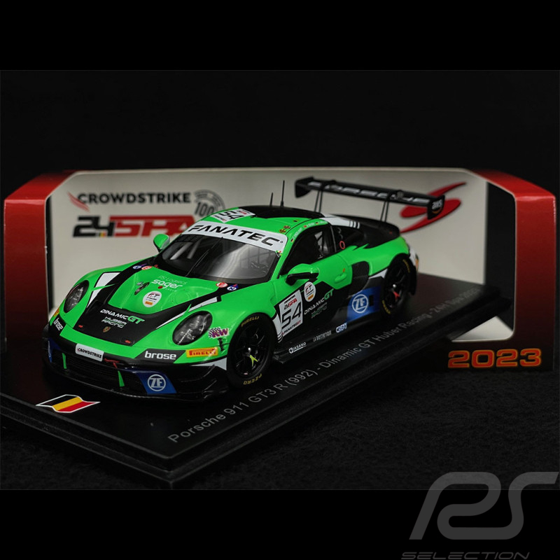 Porsche 911 GT3 R Type 992 n° 54 24h Spa 2023 1/43 Spark SB707