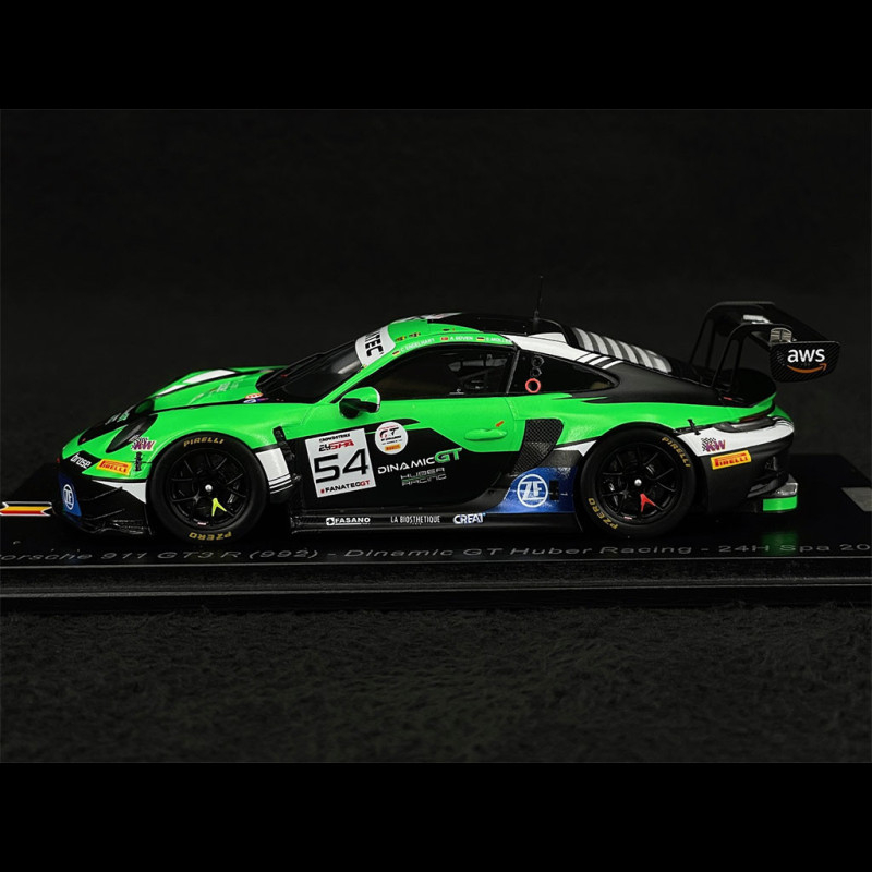 Porsche 911 GT3 R Type 992 n° 54 24h Spa 2023 1/43 Spark SB707